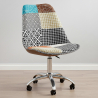 Buy  Swivel Office Chair - Patchwork Upholstery - Patty Multicolour 60623 - prices